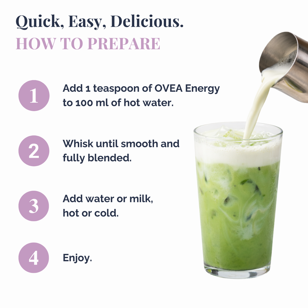 OVEA Energy - Matcha latte